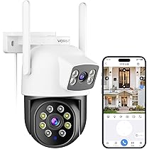 Amazon.co.jp: 【二つ監視画面・24時間常時録画・自動追跡